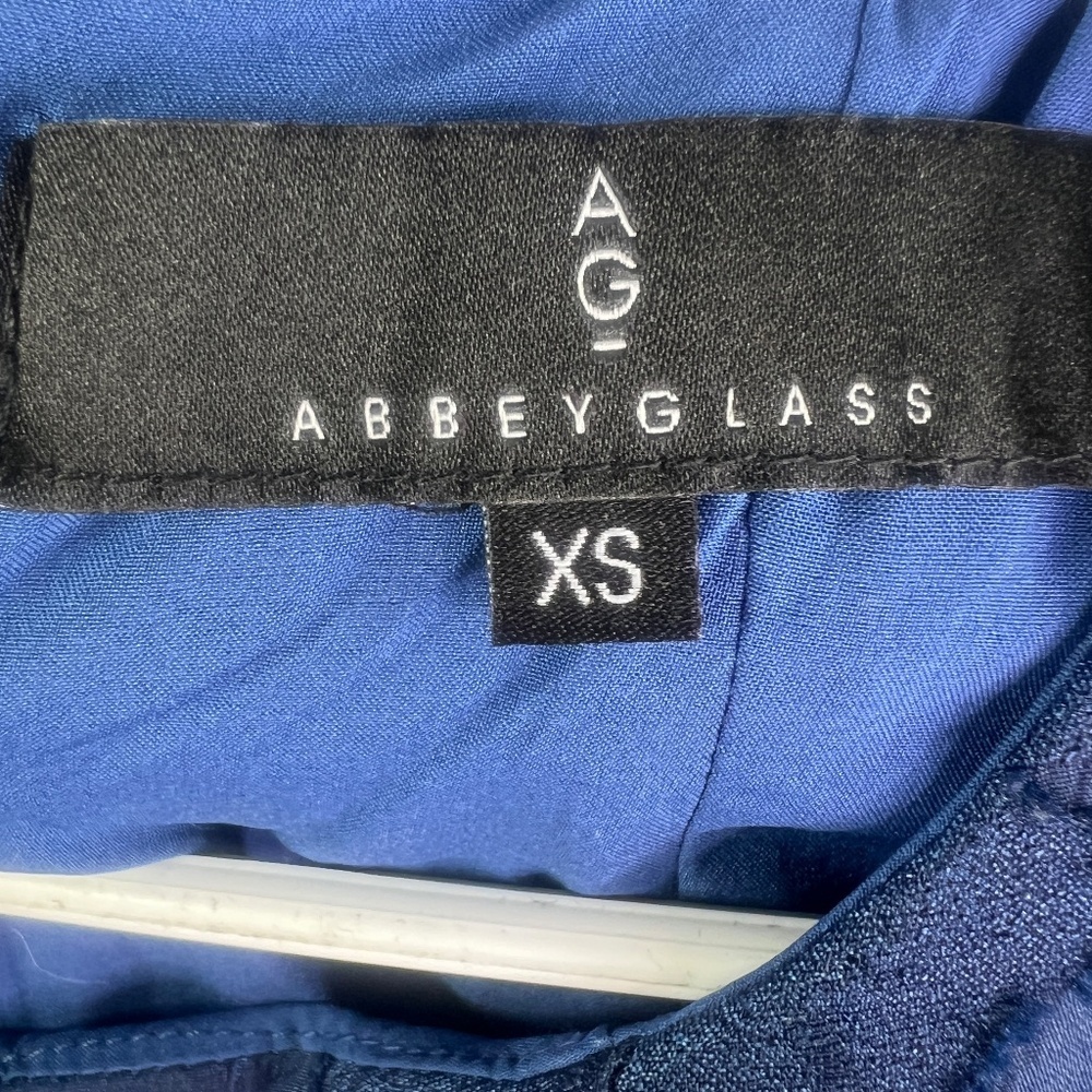 Abbey Glass Olivia Dress Navy Organza - Picture 9 of 12